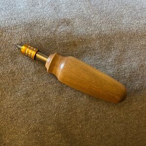 Hand Turned Wood Handle Screwdriver